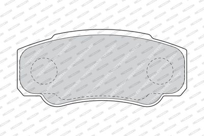 Remblokken set Achter , past: CITROEN JUMPER I, JUMPER II  FIAT DUCATO  PEUGEOT BOXER 1.9D-2.8D 02.94-
