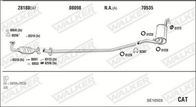 Изпускателна система WALKER SE10503