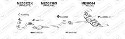 ABGASANLAGE VENEPORTE 500474