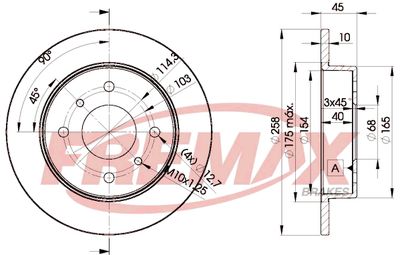 Jarrulevy FREMAX BD-9901 – NISSAN