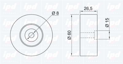 ROLA INTINZATOR CUREA TRANSMISIE IPD 140584 1