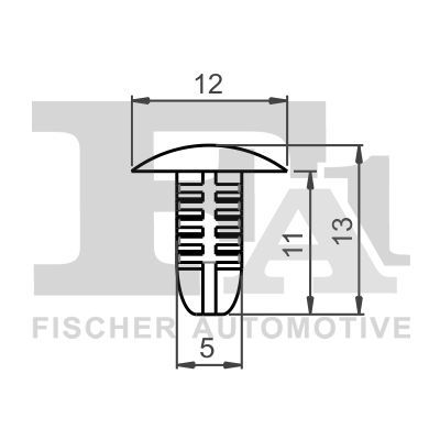 Patent, dísz-/védőléc FA1 53-10002.5 for HONDA