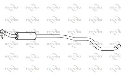 Tłumik środkowy FENNO P46022