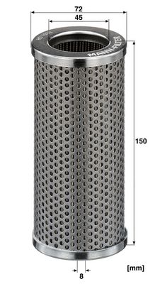 Hydraulisch filter (patroon, patroon) past: CATERPILLAR CB214B, CB224B