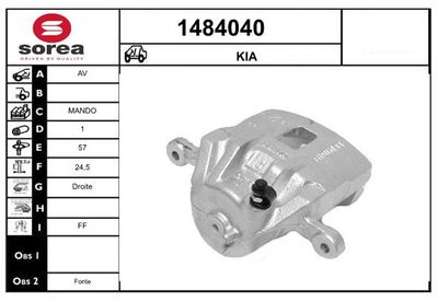 ETRIER FRANA SNRA 1484040