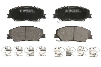 Remblokken set Voor , past: ISUZU D-MAX II, D-MAX III 1.9D-Electric 06.12-