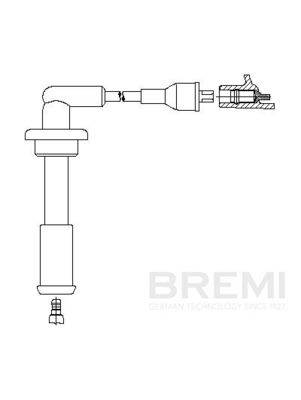 Kabel zapalovací svíčky BREMI 642/35