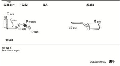 ABGASANLAGE WALKER VOK032910BA