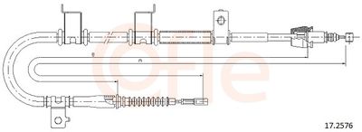 CABLU FRANA DE PARCARE