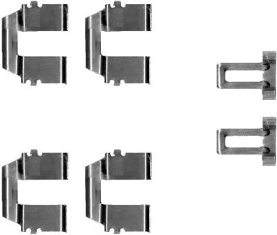 Комплектующие, колодки дискового тормоза TEXTAR 82059600 для SEAT ALHAMBRA