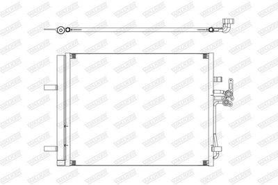 KONDENSATOR KLIMAANLAGE WALKER WCD00398 7