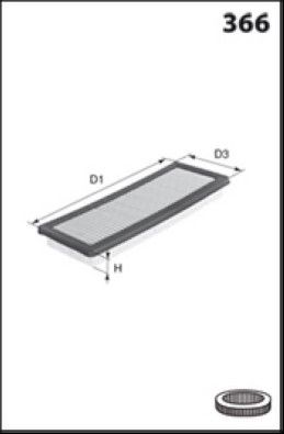 LUFTFILTER LUCAS LFAF512 1