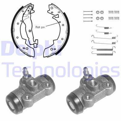 Комплект тормозных колодок DELPHI 632 для TALBOT 1307-1510