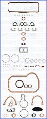 Комплект прокладок, двигатель WILMINK GROUP WG1165851 для VW SANTANA