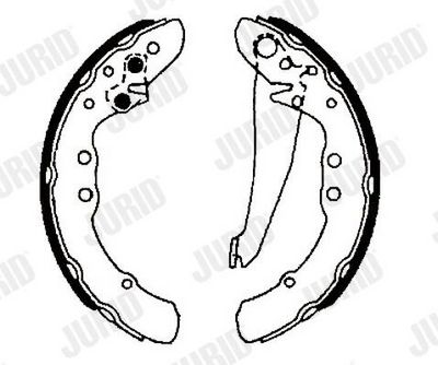 BREMSBACKENSATZ JURID 362220J 1