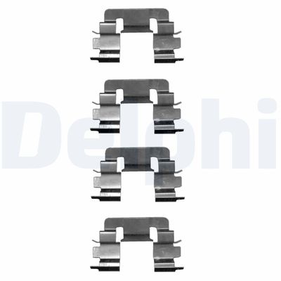 SET ACCESORII PLACUTE FRANA DELPHI LX0610