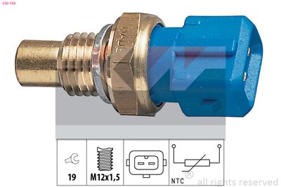 Czujnik, temperatura płynu chłodzącego KW 530 194