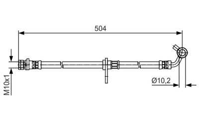Jarruletku BOSCH 1 987 481 472 – HONDA