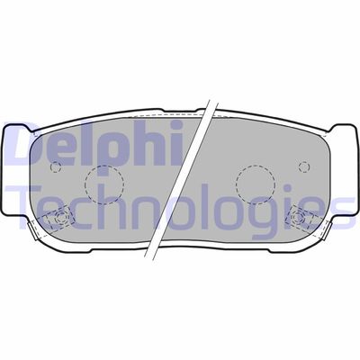 Комплект тормозных колодок, дисковый тормоз DELPHI LP1797 для SSANGYONG STAVIC