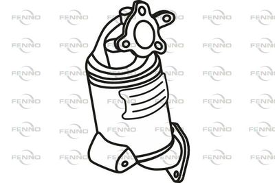 Filtr sadzy / filtr cząstek stałych, układ wydechowy FENNO 289902A760