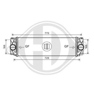 INTERCOOLER COMPRESOR DIEDERICHS DCA1013