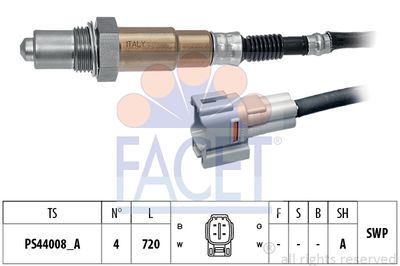 Лямбда-зонд FACET 10.8317 для NISSAN PIXO