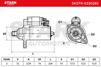 стартер STARK SKSTR-0330285