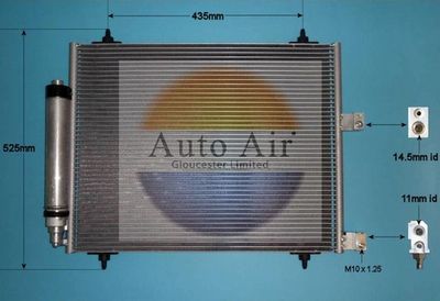 Condenser, air conditioning Auto Air Gloucester 16-6216A
