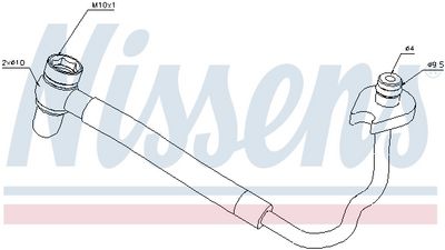ÖLLEITUNG LADER NISSENS 935231 6