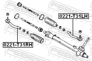 Tie Rod End 0221-T31LH