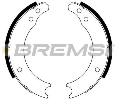 BREMSI GF0402 Гальмівні колодки барабанні 