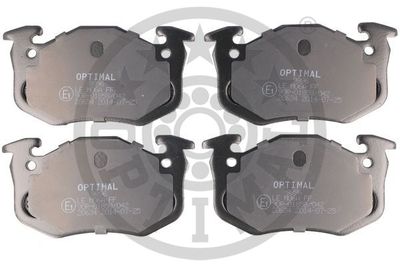 Zestaw klocków hamulcowych, hamulce tarczowe OPTIMAL BP-09896