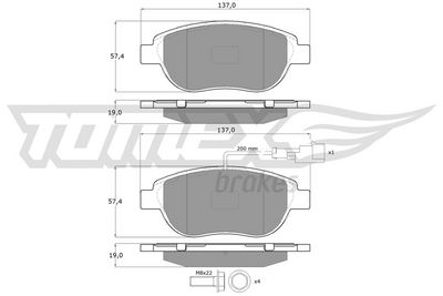Bremsbelagsatz, Scheibenbremse