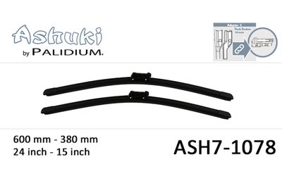 ASHUKI by Palidium ASH7-1078 Щетка стеклоочистителя  для AUDI A1 (Ауди А1)