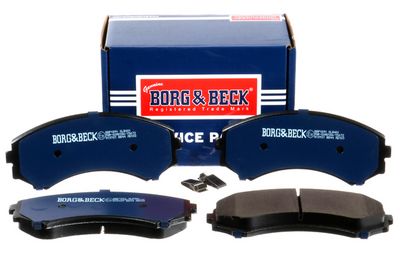 комплект спирачно феродо, дискови спирачки BORG & BECK BBP1891