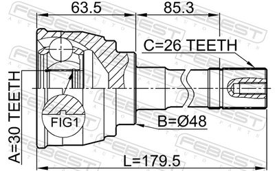 SET ARTICULATIE PLANETARA FEBEST 0710034 1