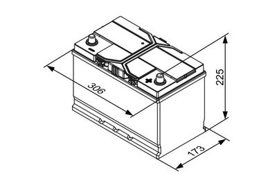 Batteri BOSCH 0 092 S4E 420