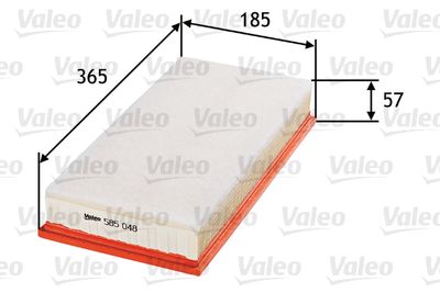 Воздушный фильтр VALEO 585048 для VW NEW