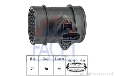Расходомер воздуха FACET 10.1264 для HYUNDAI TRAJET