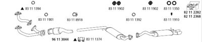 SISTEM DE ESAPAMENT HJS AU648