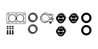 MONTAGESATZ ABGASANLAGE