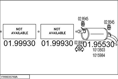 SISTEM DE ESAPAMENT MTS VW0035748A016062