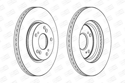 BREMSSCHEIBE CHAMPION 562457CH 1