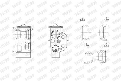 EXPANSIONSVENTIL KLIMAANLAGE WALKER WEX00022 7