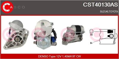Стартер CASCO CST40130AS для SUZUKI SWIFT