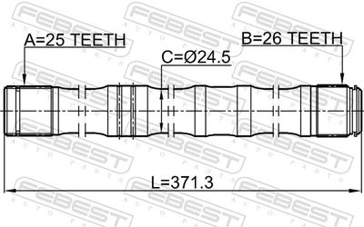 Drive Shaft 0112-AZT251LH