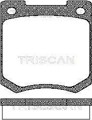 Комплект тормозных колодок, дисковый тормоз TRISCAN 8110 10425 для TRIUMPH GT6