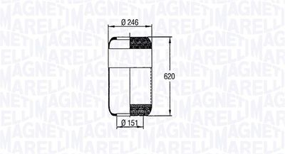 MAGNETI MARELLI Federbalg, Luftfederung