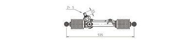 Рулевой механизм GENERAL RICAMBI PE4004 для PEUGEOT 304
