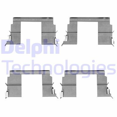 DELPHI LX0516 Комплектуючі дискового гальмівного механізму для ISUZU (Исузу)